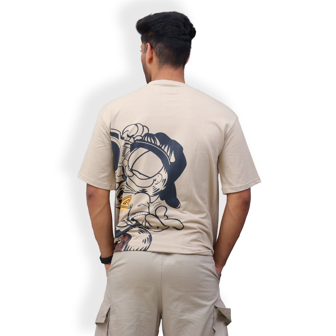 Front & Back print Oversized T-shirt