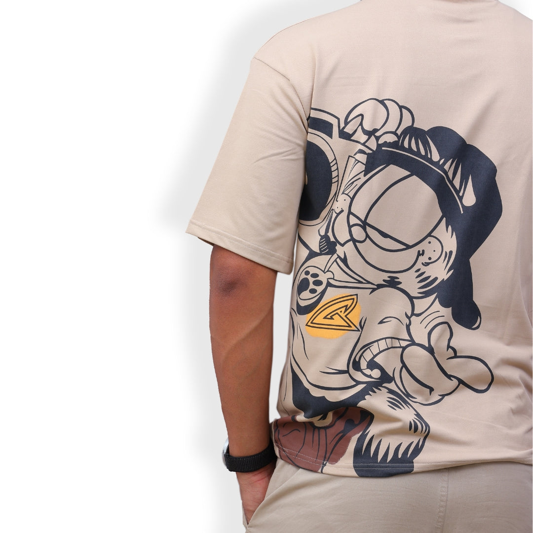 Front & Back print Oversized T-shirt