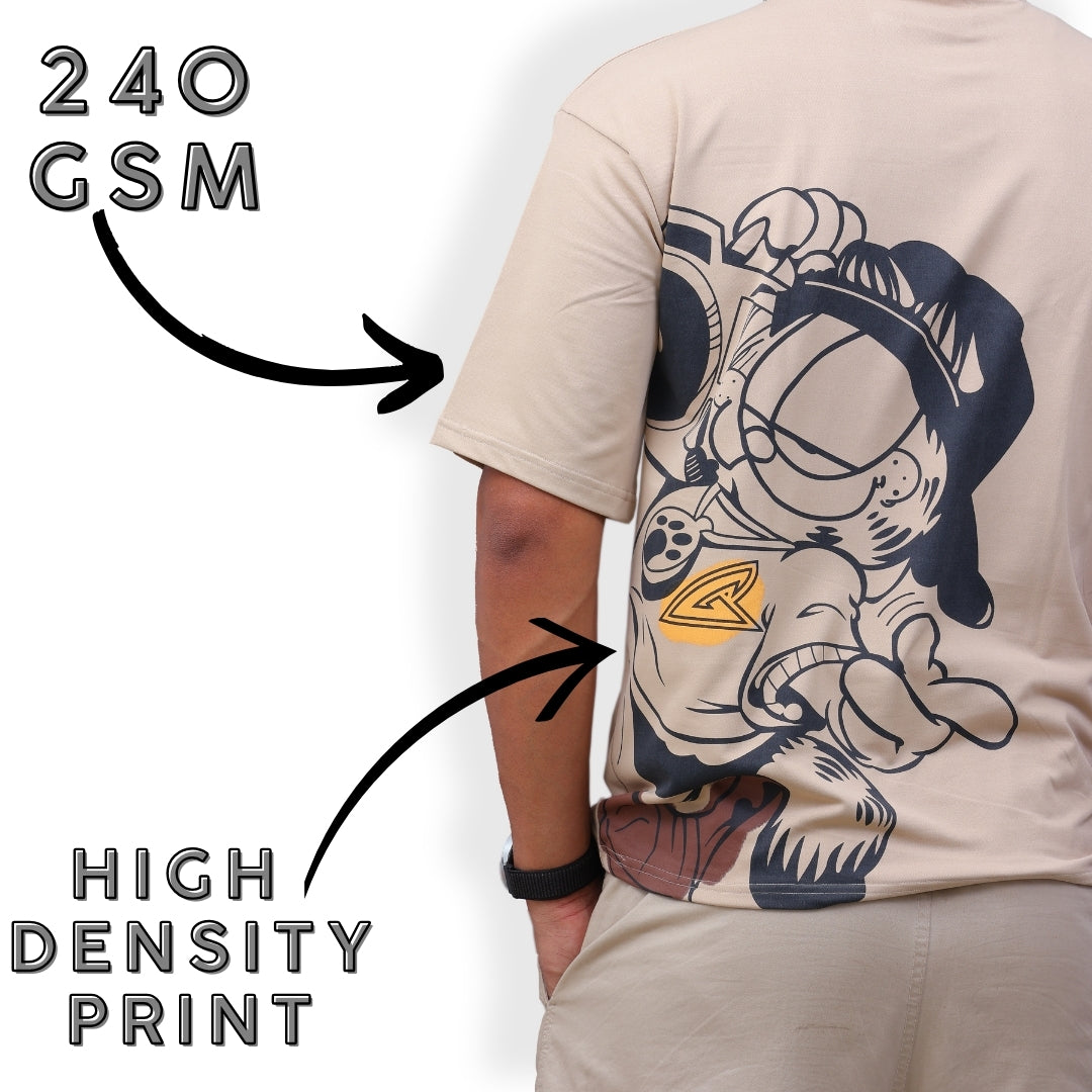 Front & Back print Oversized T-shirt