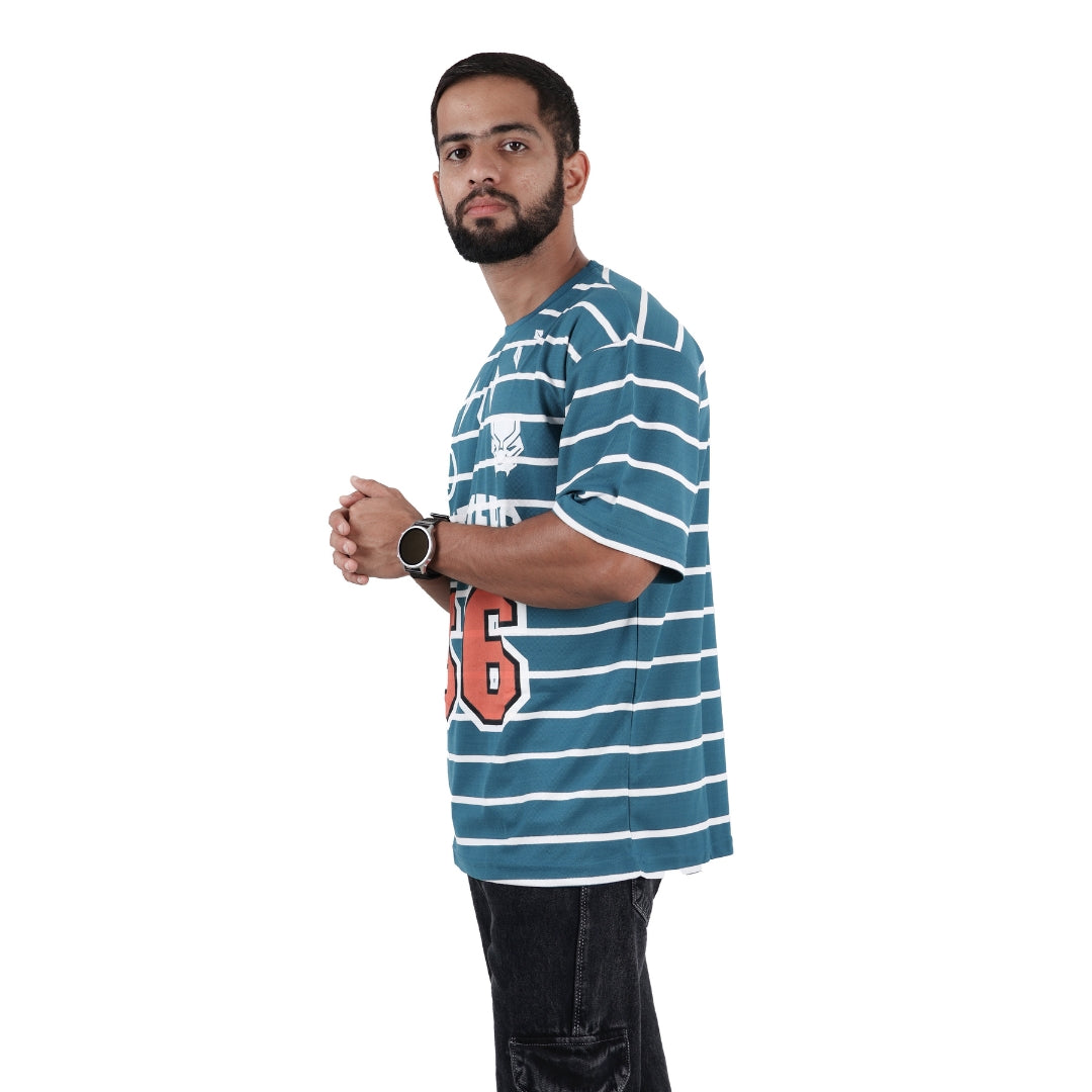 Blue Avengers Oversized T-shirt for Men