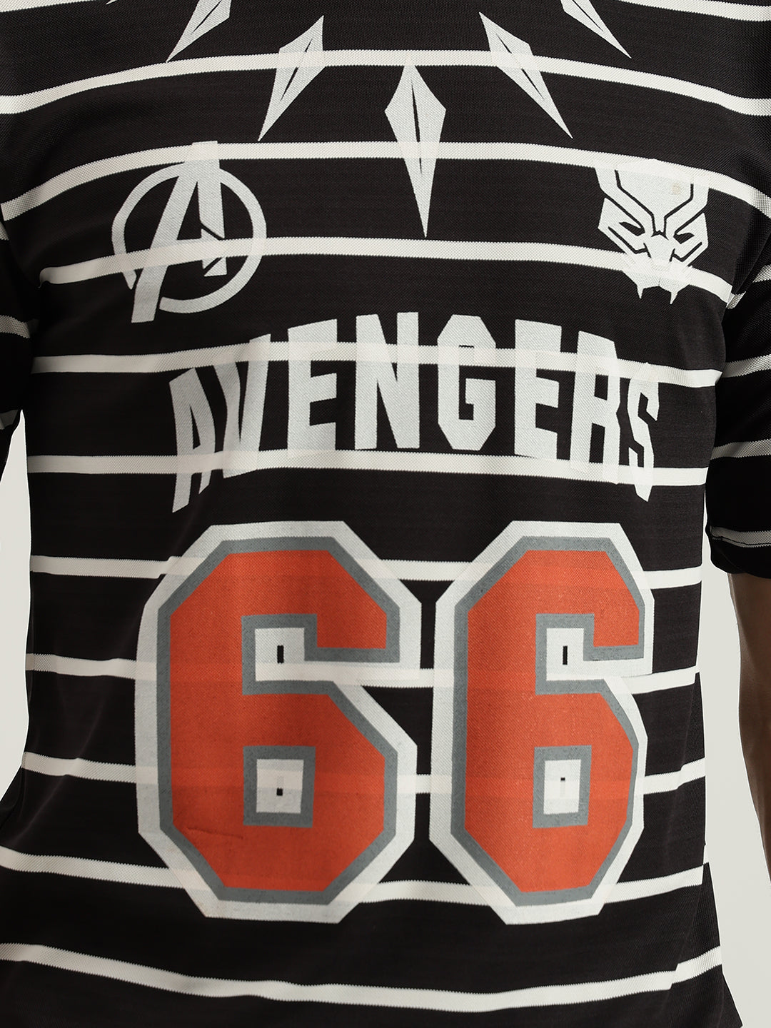 Black Avengers Oversized T-shirt for Men