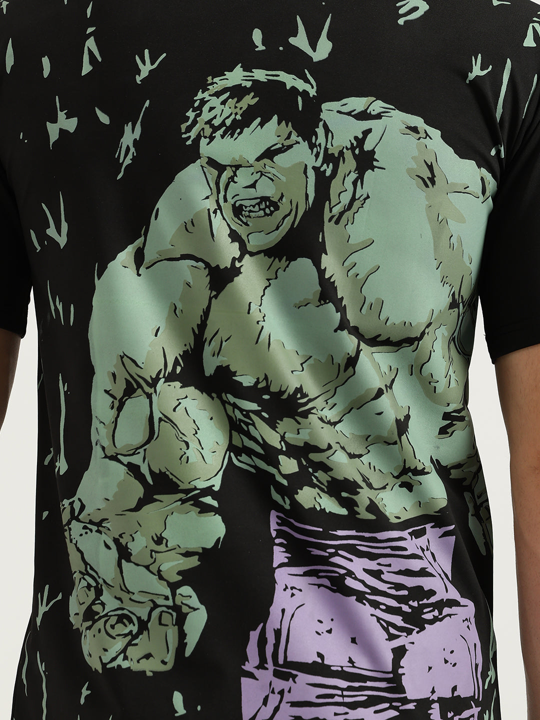 Hulk Oversized T-shirt Black | 220 GSM | Cotton