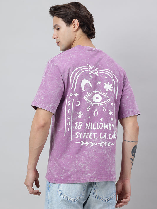 Premium Oversized Unisex T-shirt | 240 GSM French Terry | Lavendar