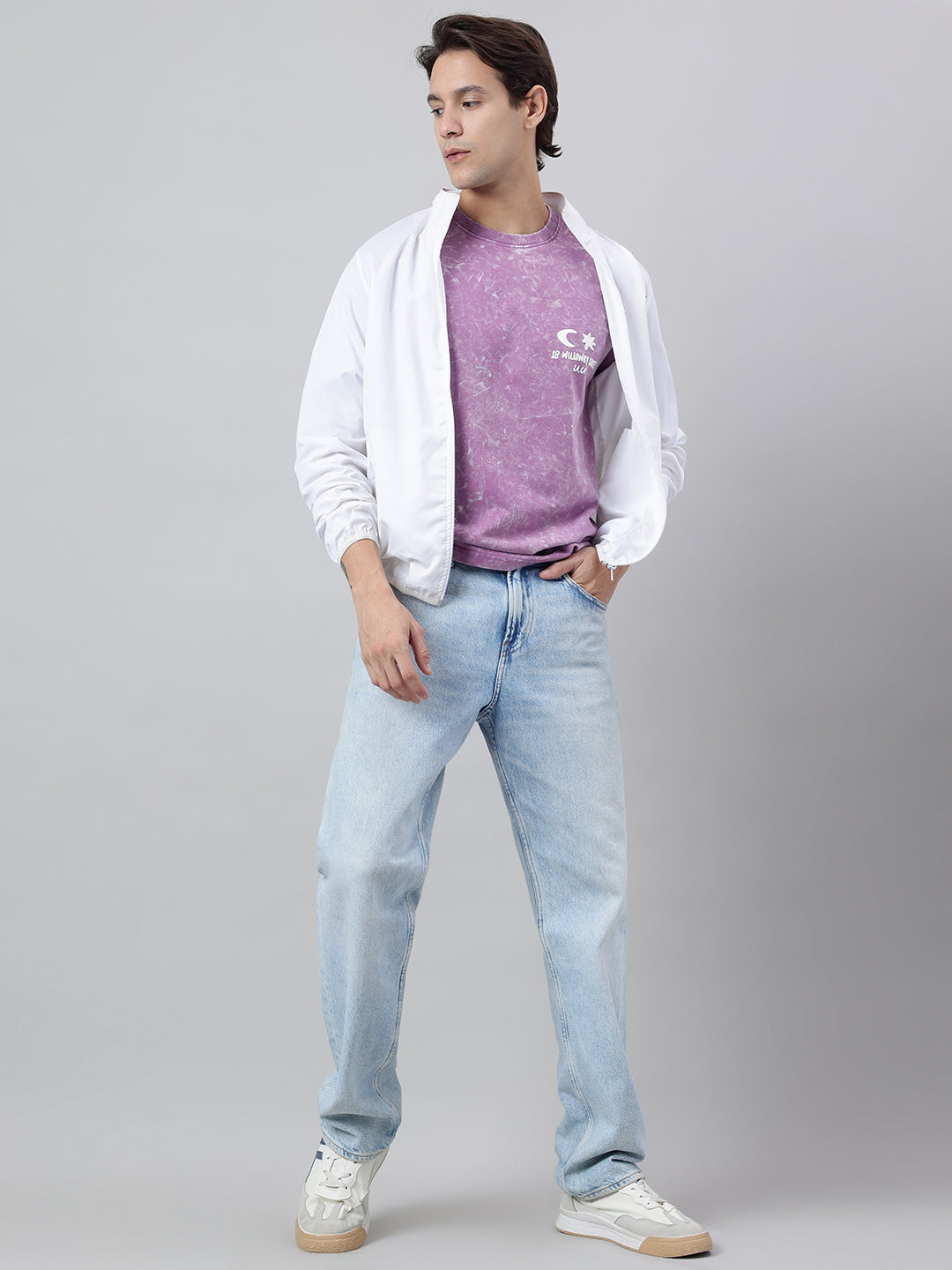 Premium Oversized Unisex T-shirt | 240 GSM French Terry | Lavendar