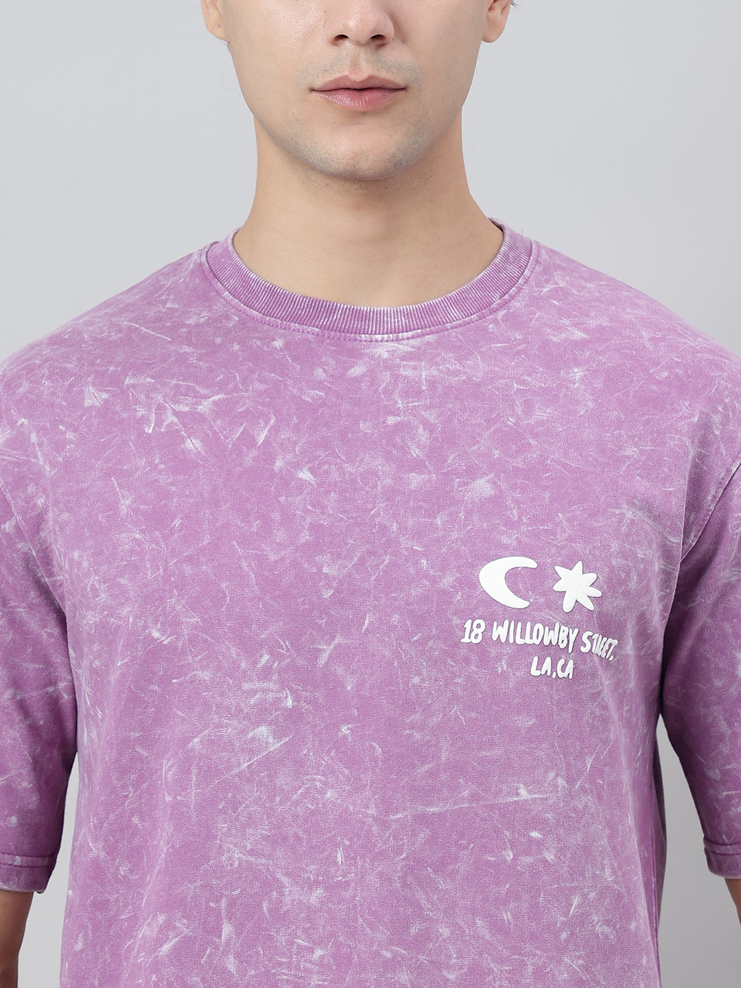 Premium Oversized Unisex T-shirt | 240 GSM French Terry | Lavendar