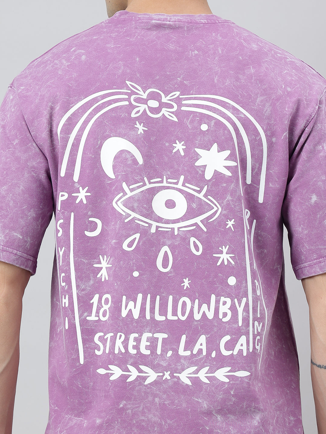 Premium Oversized Unisex T-shirt | 240 GSM French Terry | Lavendar