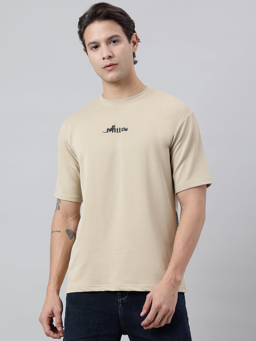 Coffeenated Premium Oversized Unisex T-shirt | 240 GSM Imported Looper | Brown