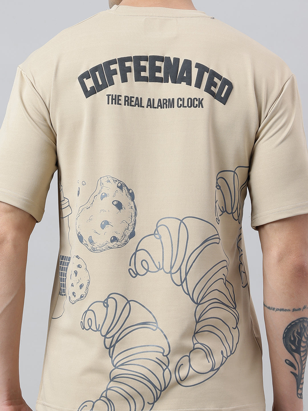 Coffeenated Premium Oversized Unisex T-shirt | 240 GSM Imported Looper | Brown