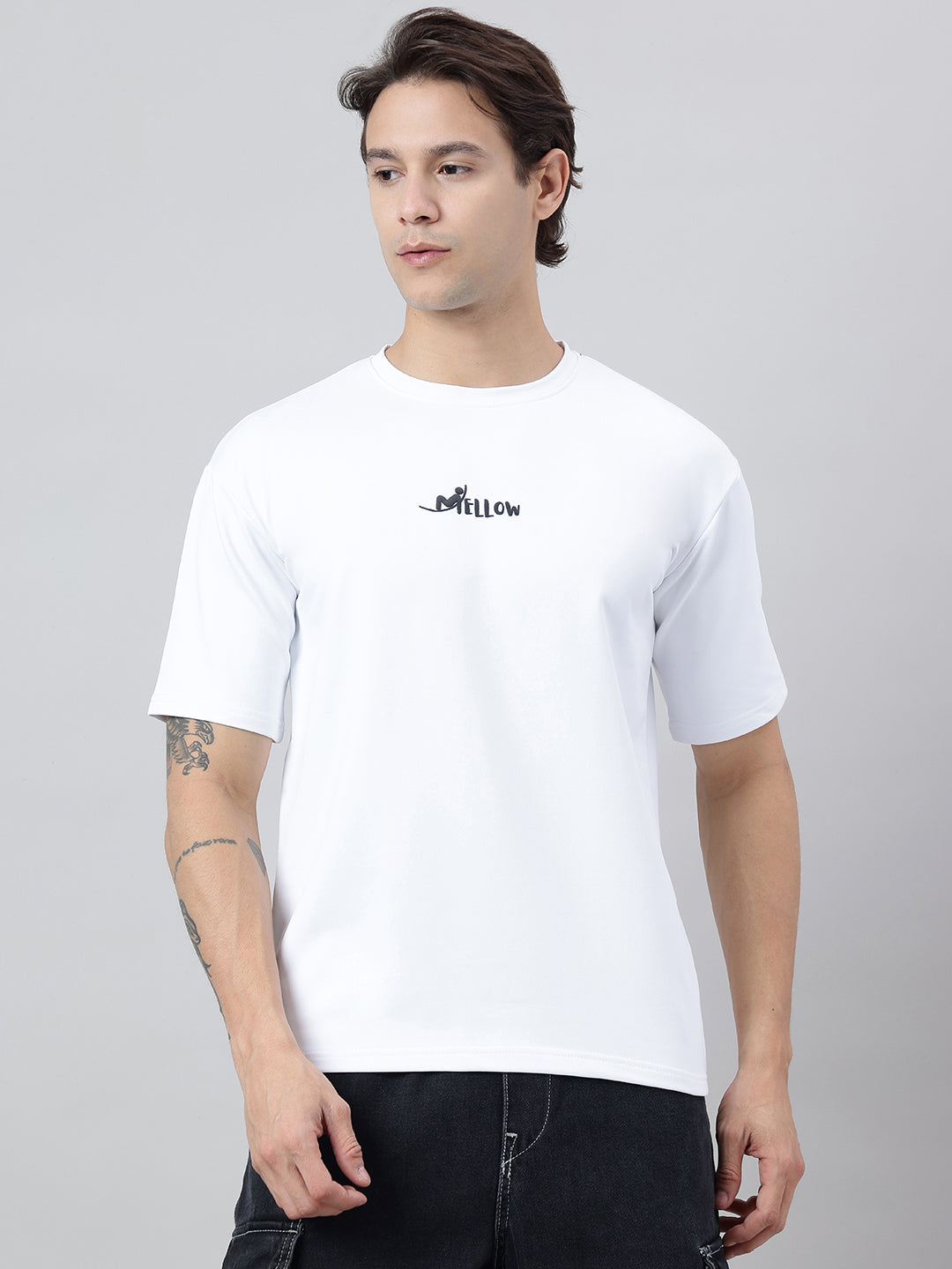 Drift E30 Premium Oversized Unisex T-shirt | 240 GSM Imported Looper | White