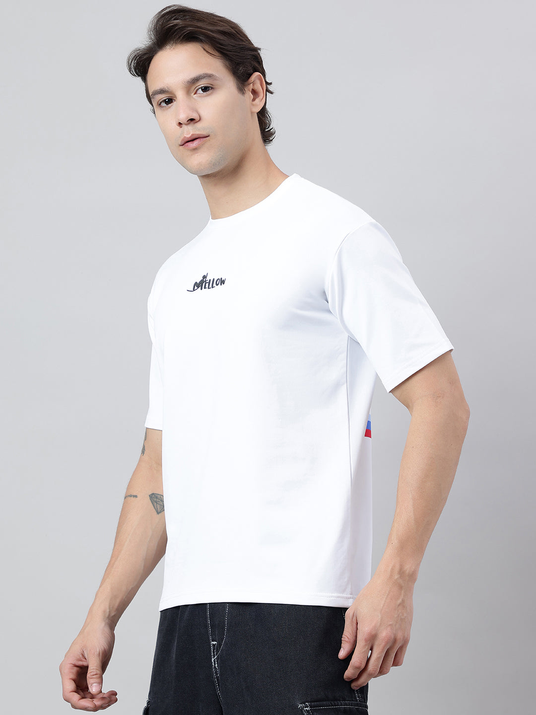 Drift E30 Premium Oversized Unisex T-shirt | 240 GSM Imported Looper | White