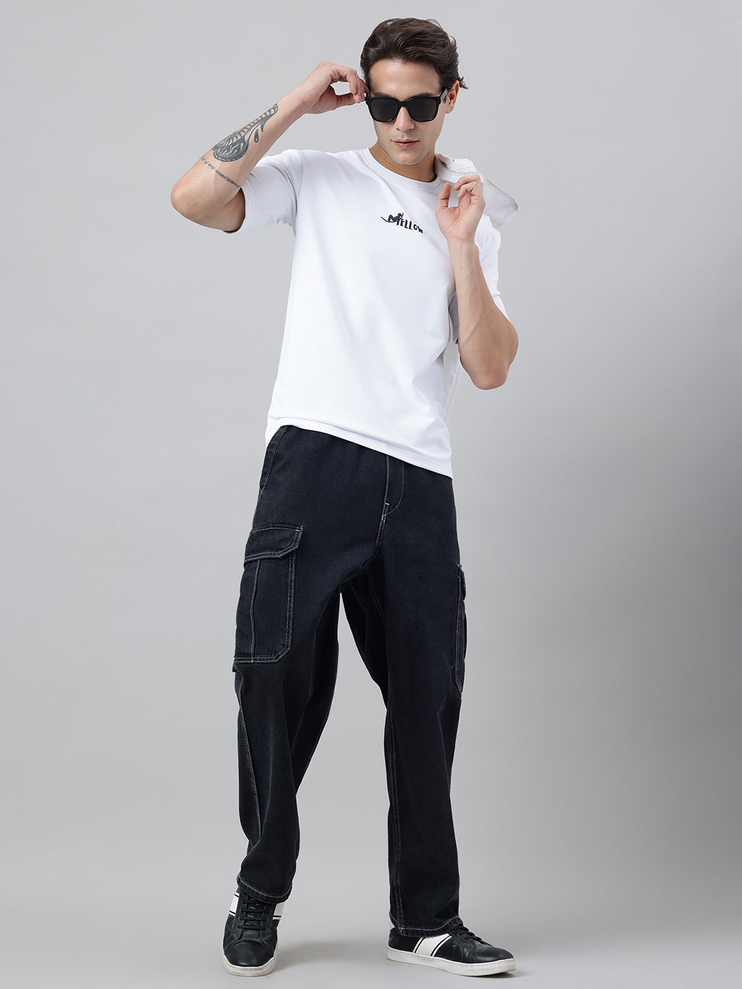 Drift E30 Premium Oversized Unisex T-shirt | 240 GSM Imported Looper | White