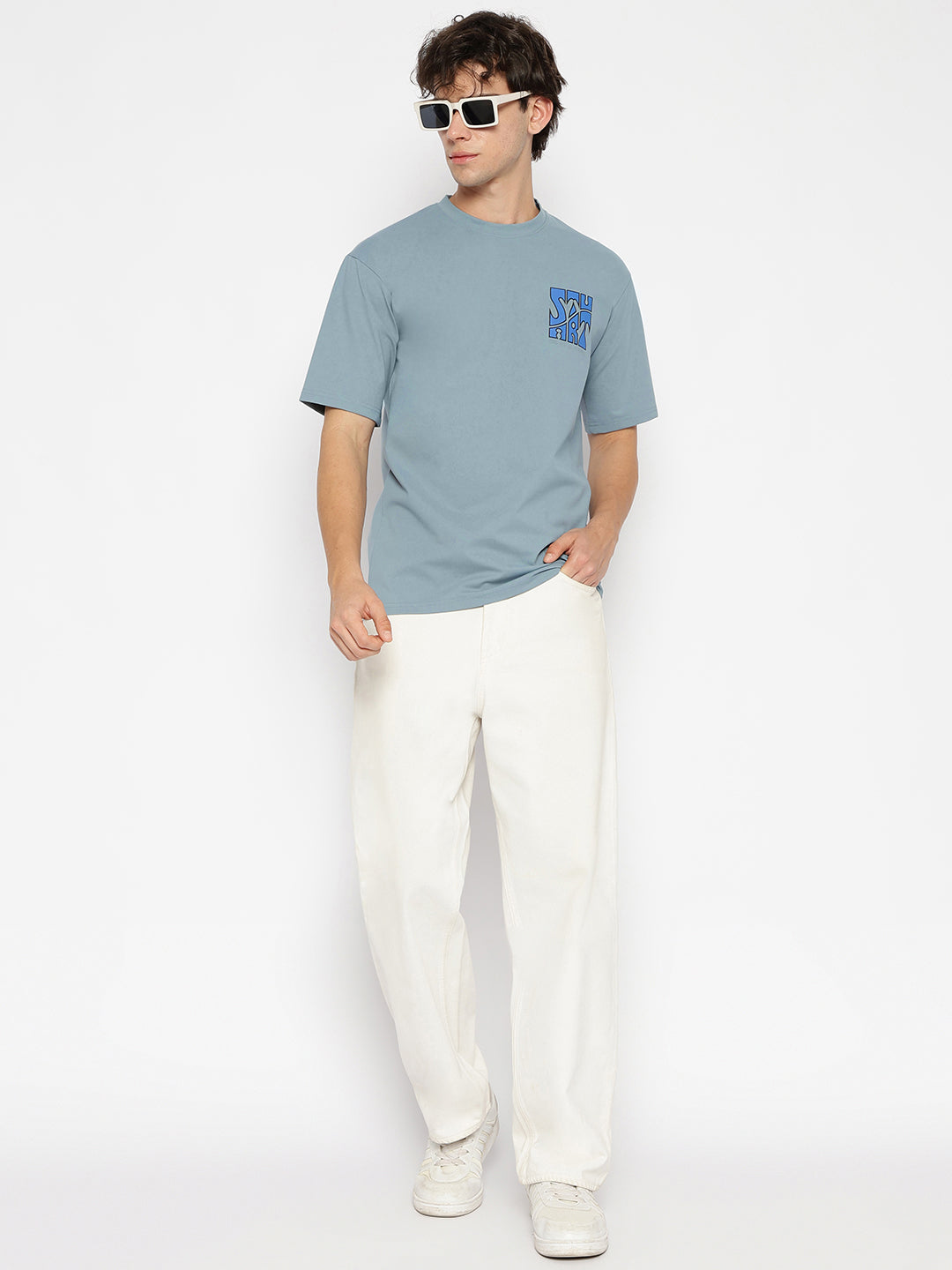 Minion Premium Oversized T-shirt | 240 GSM | Blue