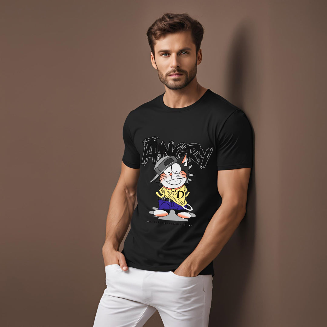 Crew Neck Printed Half Sleeves T-shirt