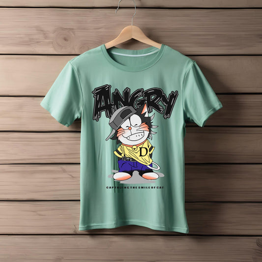 Crew Neck Printed Half Sleeves T-shirt