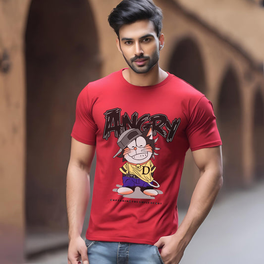 Crew Neck Printed Half Sleeves T-shirt