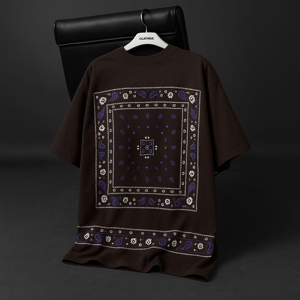 Premium Oversized Unisex T-shirt | 240 GSM French Terry | Black