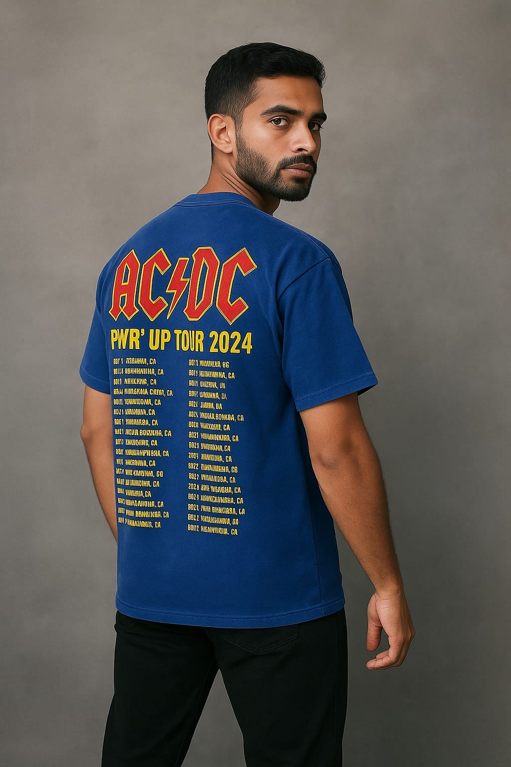 Premium Oversized Unisex T-shirt | 240 GSM French Terry | Blue