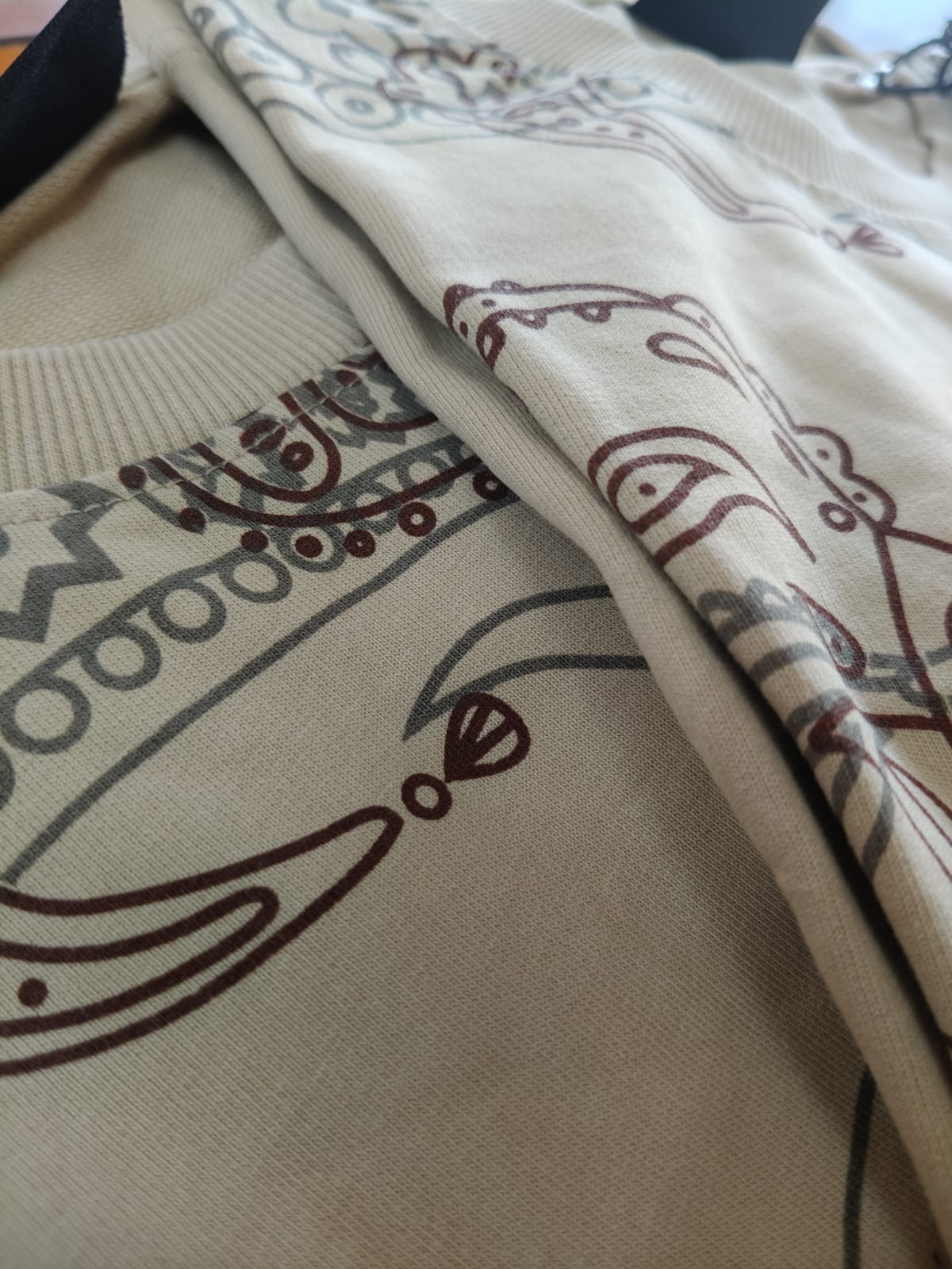 Premium Oversized Unisex T-shirt | 240 GSM French Terry | Cream