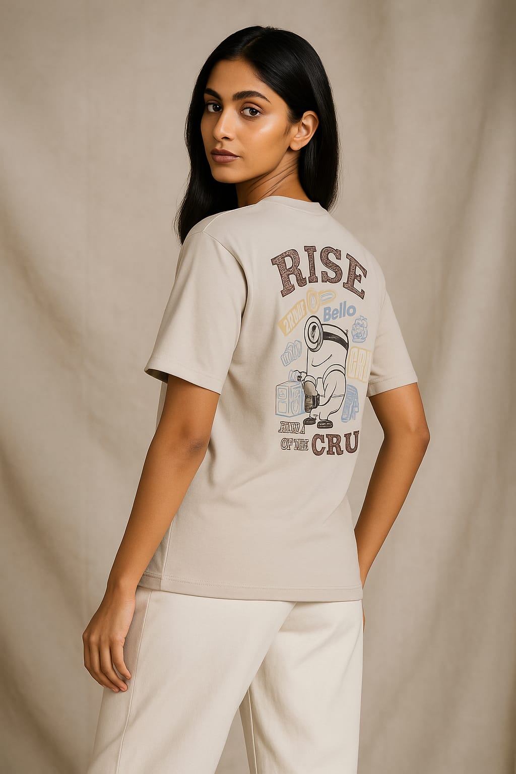 Minion Premium Oversized T-shirt | 240 GSM | Grey