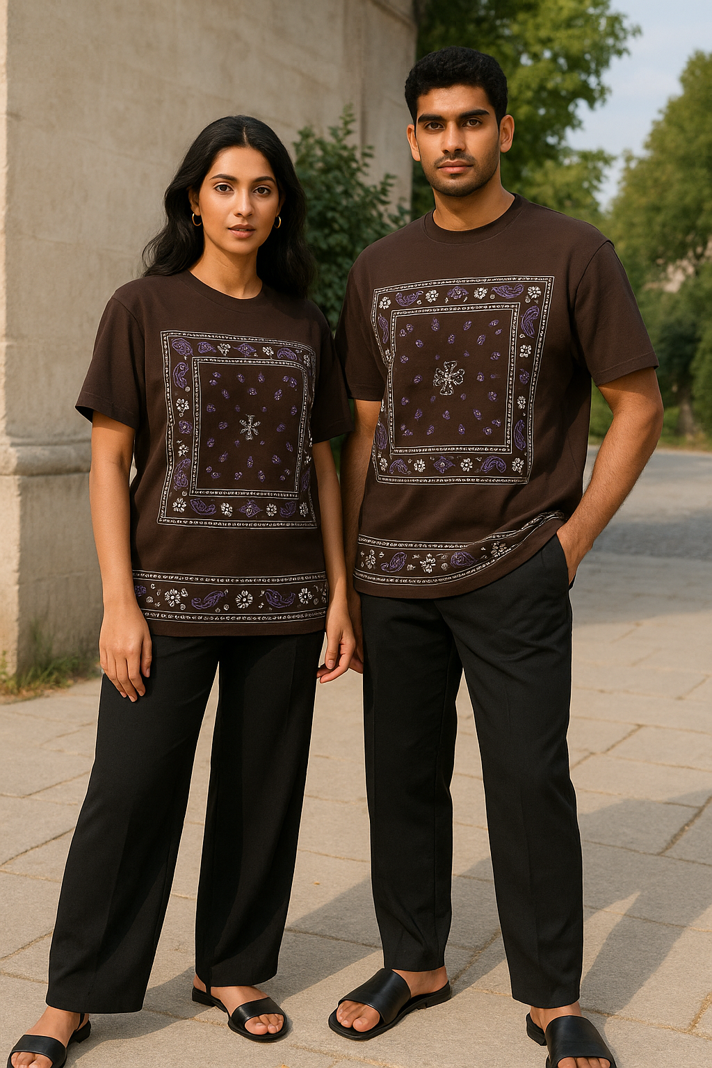 Premium Oversized Unisex T-shirt | 240 GSM French Terry | Black