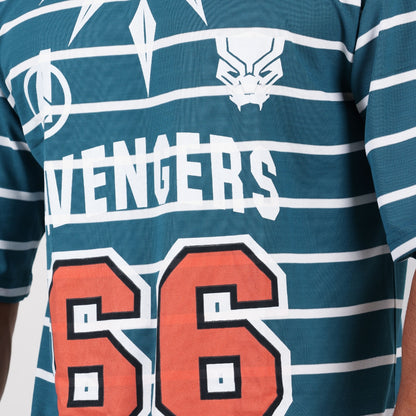 Blue Avengers Oversized T-shirt for Men