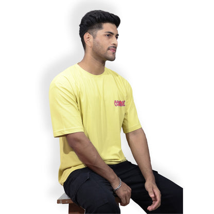 Men Back Print Oversized T-Shirt