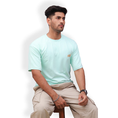 Front & Back print Oversized T-shirt Green