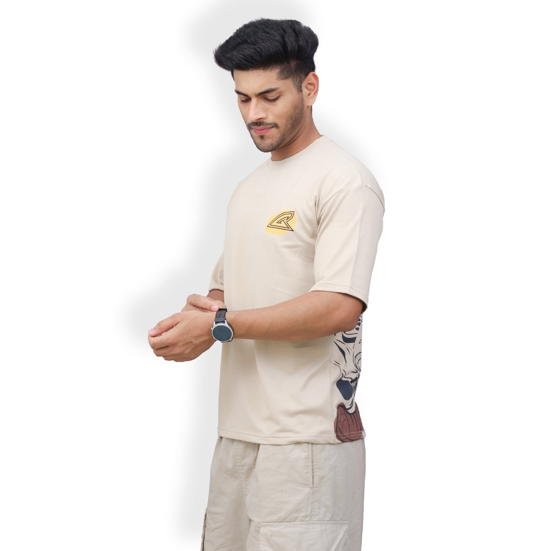 Front & Back print Oversized T-shirt