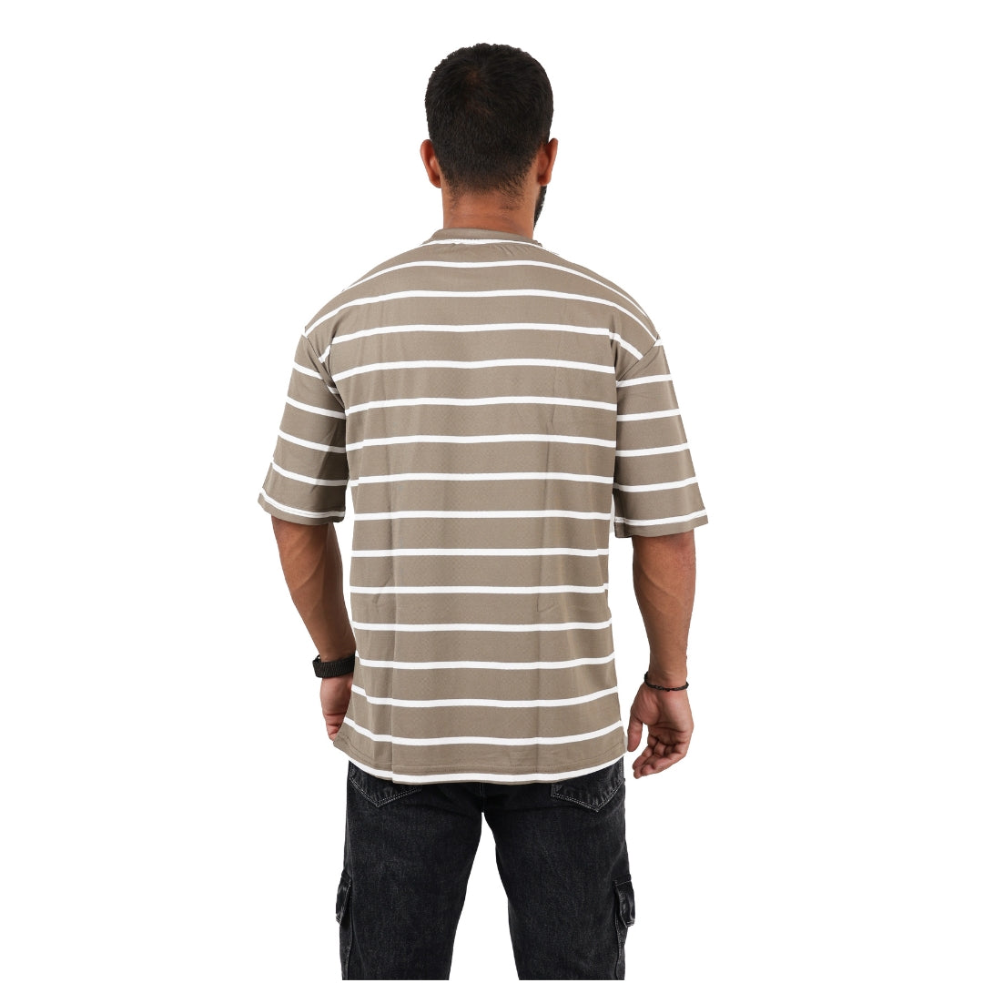 Brown Avengers Oversized T-shirt for Men