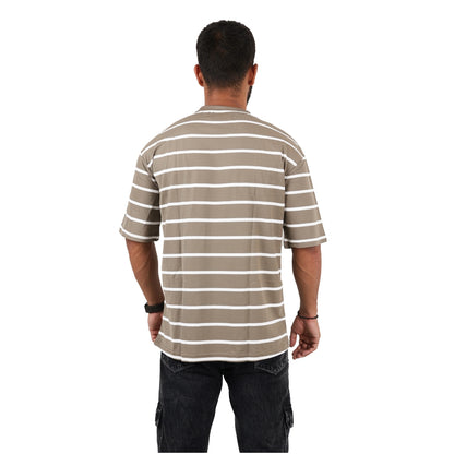 Brown Avengers Oversized T-shirt for Men