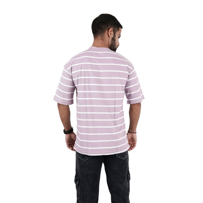 Lavendar Avengers Oversized T-shirt for Men