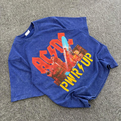 Premium Oversized Unisex T-shirt | 240 GSM French Terry | Blue