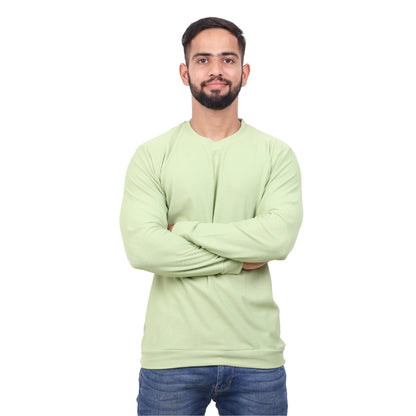 Textured Full Sleeves T-Shirt Pista