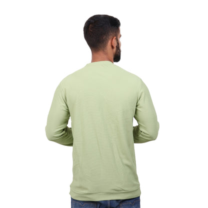Textured Full Sleeves T-Shirt Pista