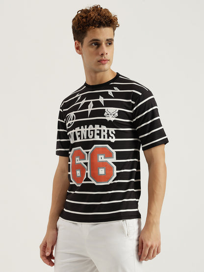 Black Avengers Oversized T-shirt for Men