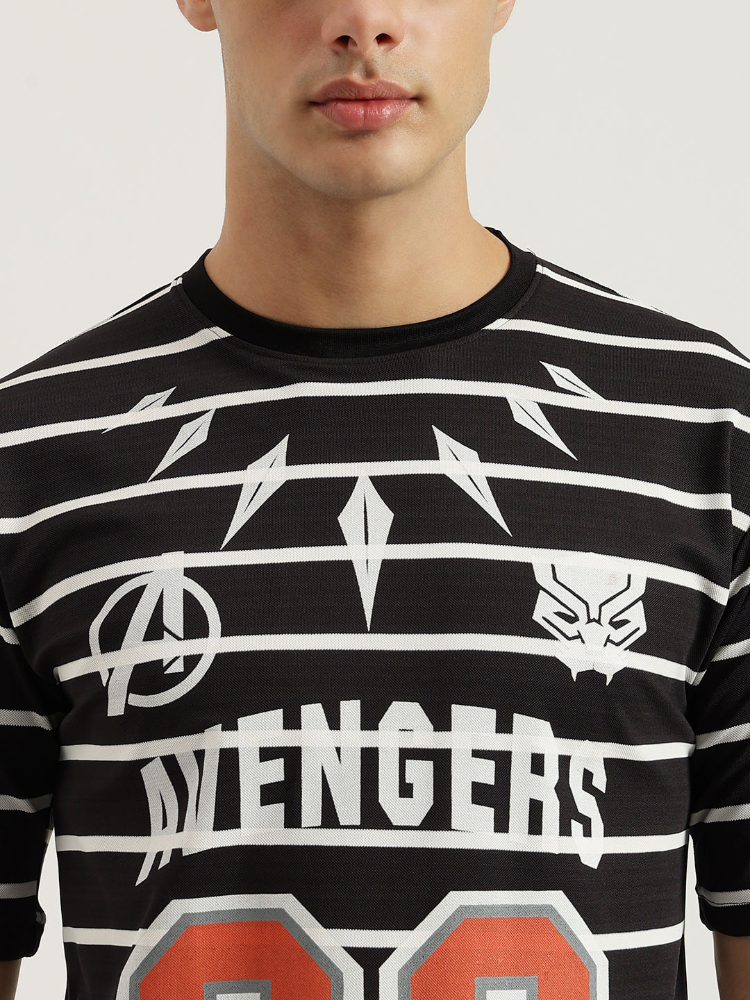 Black Avengers Oversized T-shirt for Men