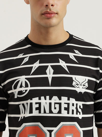 Black Avengers Oversized T-shirt for Men