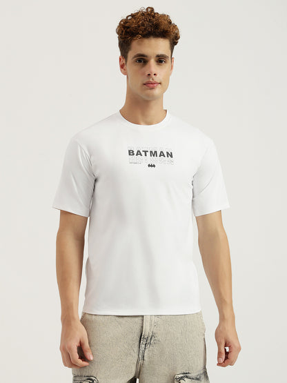 Batman Oversized T-shirt White 220 GSM | Cotton
