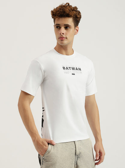 Batman Oversized T-shirt White 220 GSM | Cotton