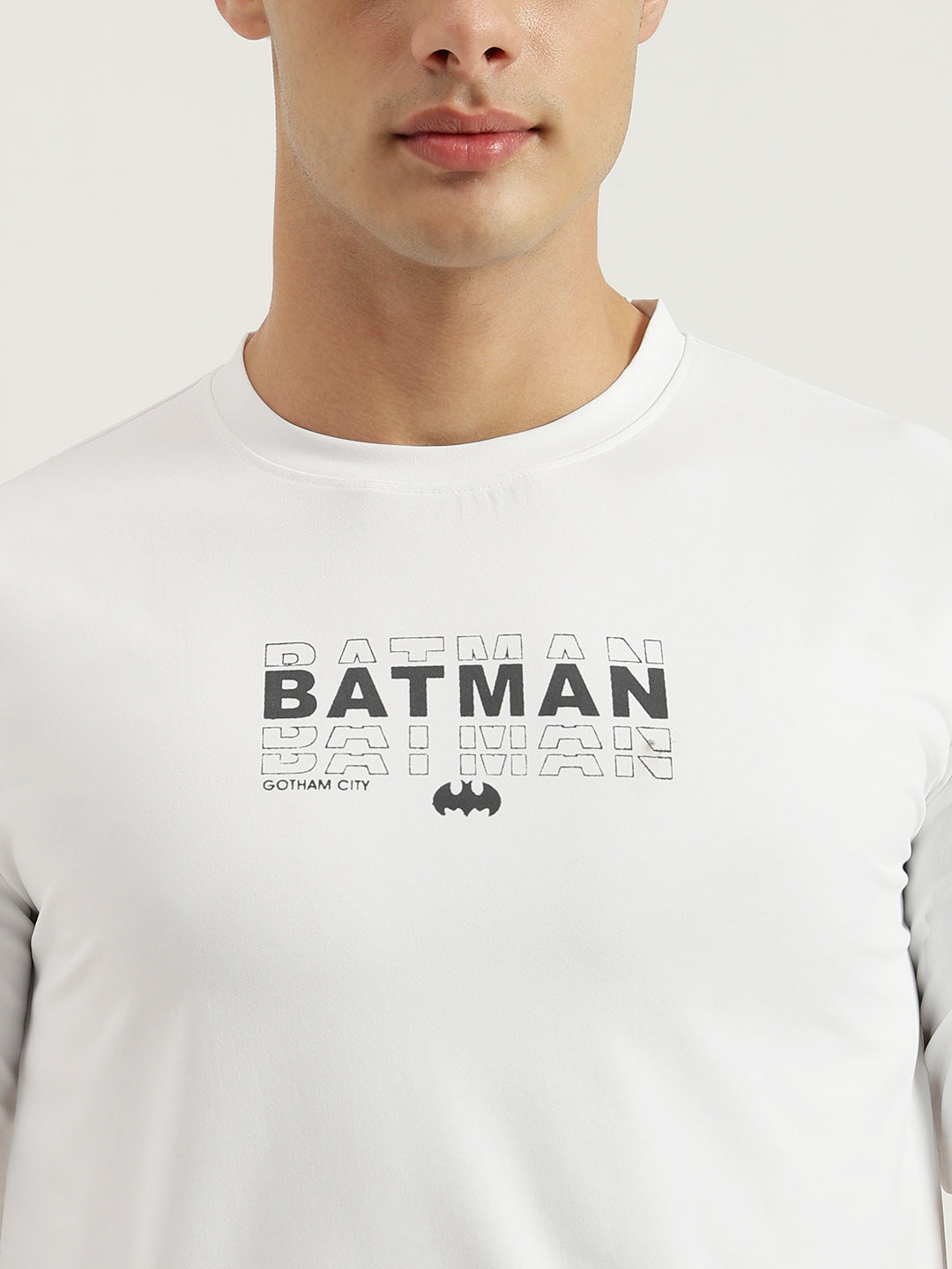 Batman Oversized T-shirt White 220 GSM | Cotton