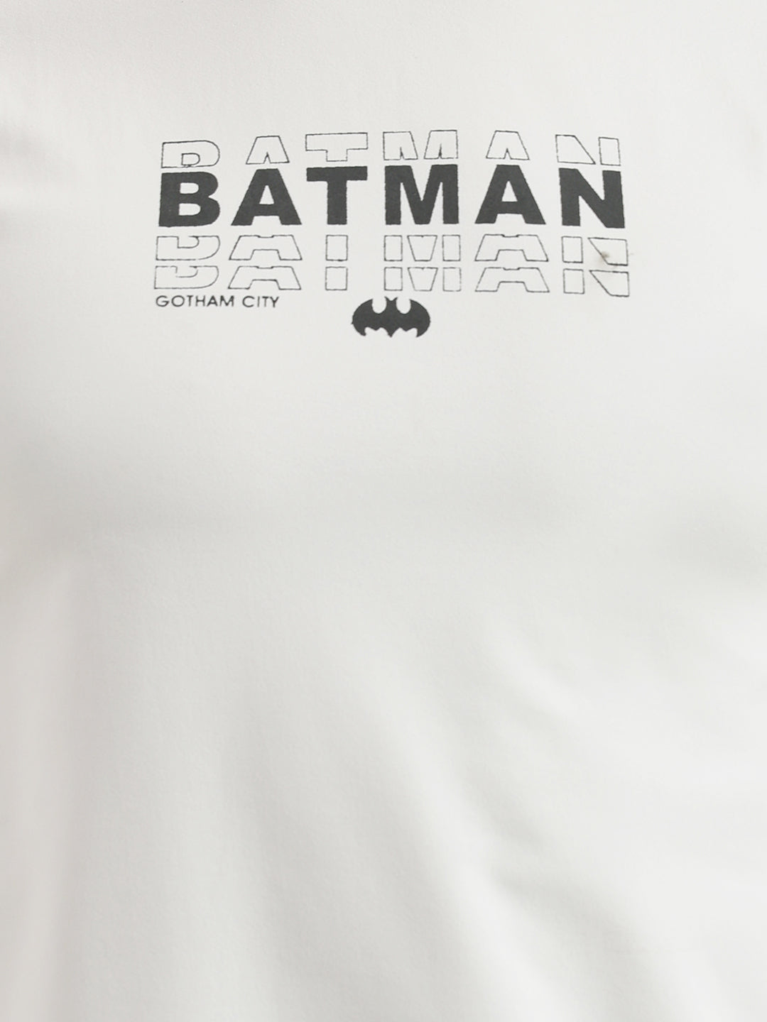 Batman Oversized T-shirt White 220 GSM | Cotton