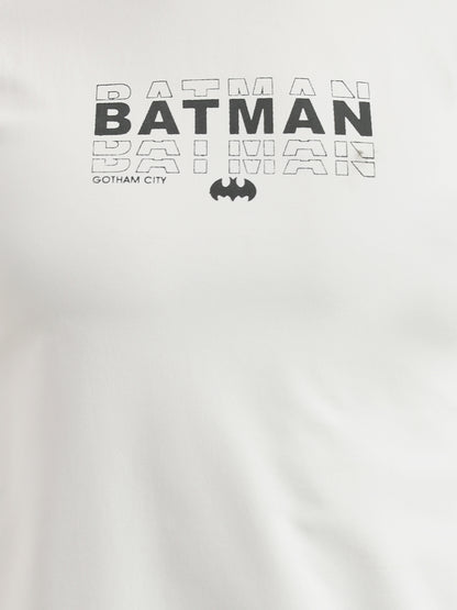 Batman Oversized T-shirt White 220 GSM | Cotton