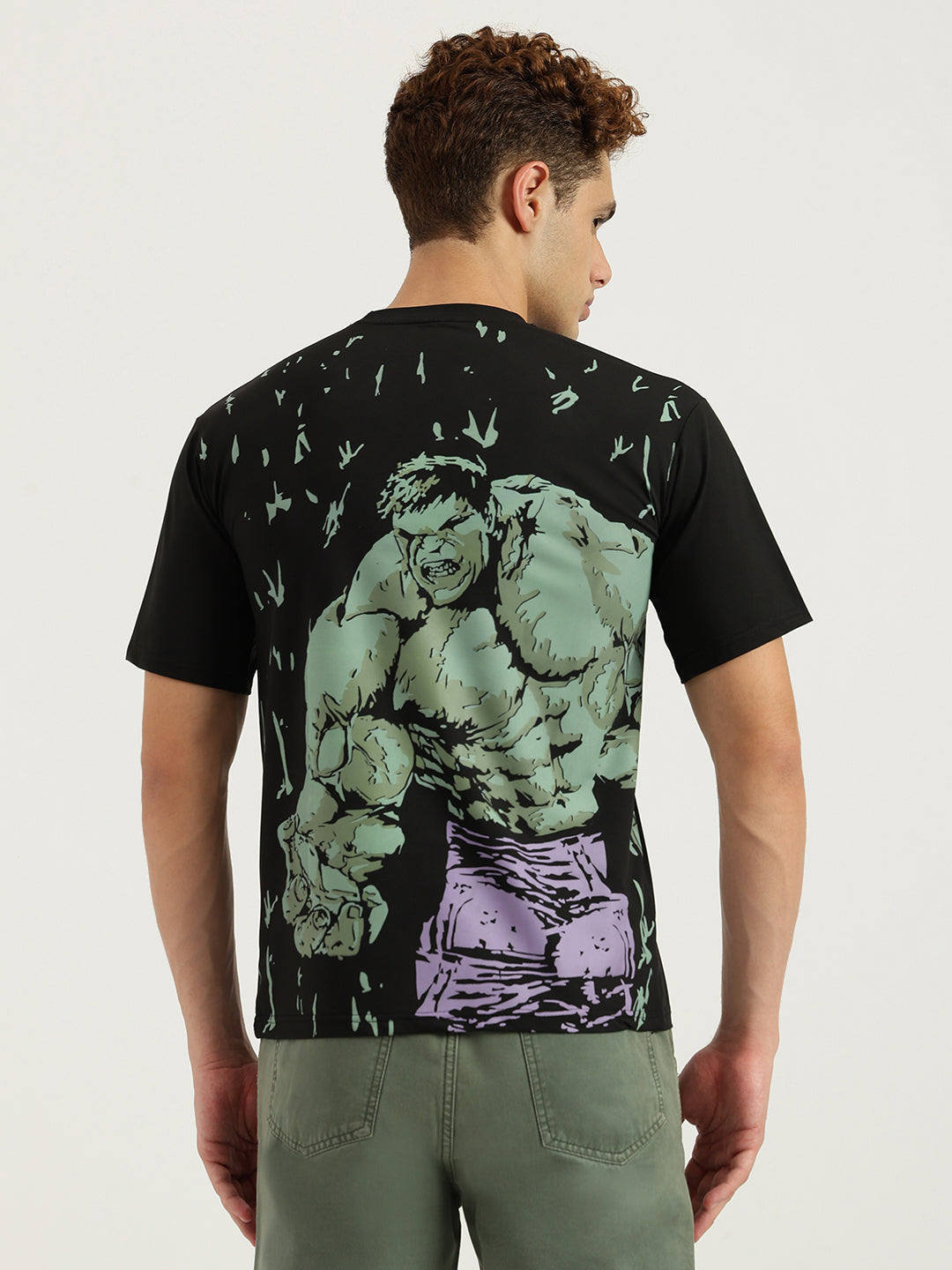 Hulk Oversized T-shirt Black | 220 GSM | Cotton