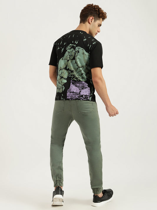 Hulk Oversized T-shirt Black | 220 GSM | Cotton