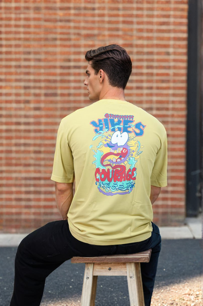 Men Back Print Oversized T-Shirt