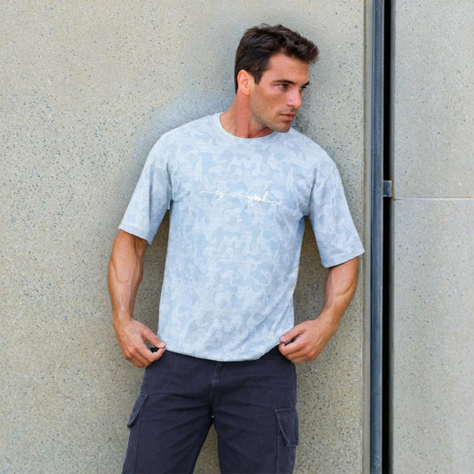 Life is Good Oversized T-shirt for Men Green