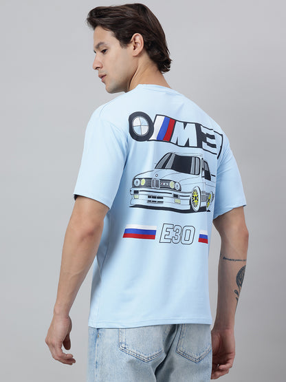 Drift E30 Premium Oversized Unisex T-shirt | 240 GSM Imported Looper | White