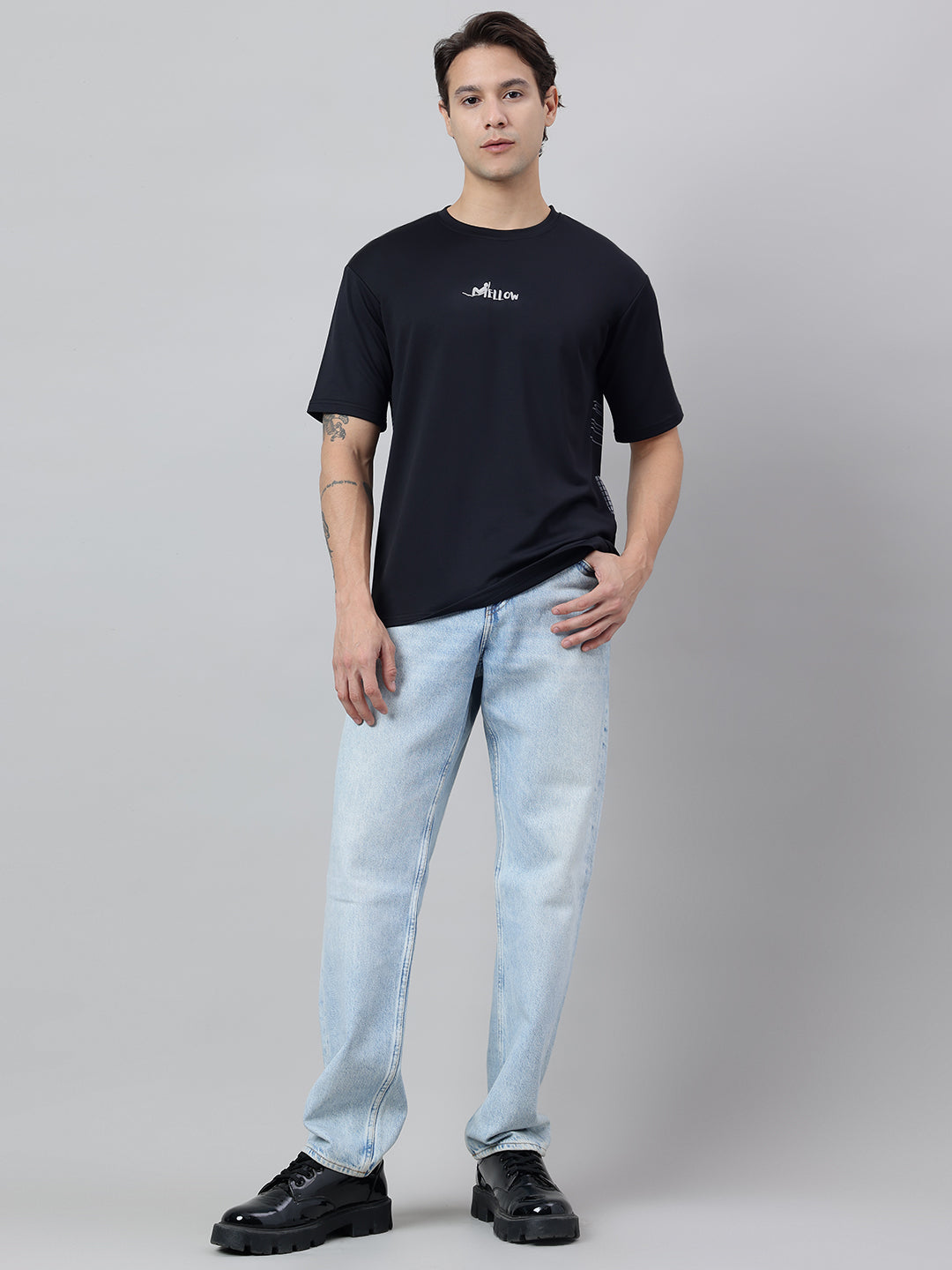 Coffeenated Premium Oversized Unisex T-shirt | 240 GSM Imported Looper | Black