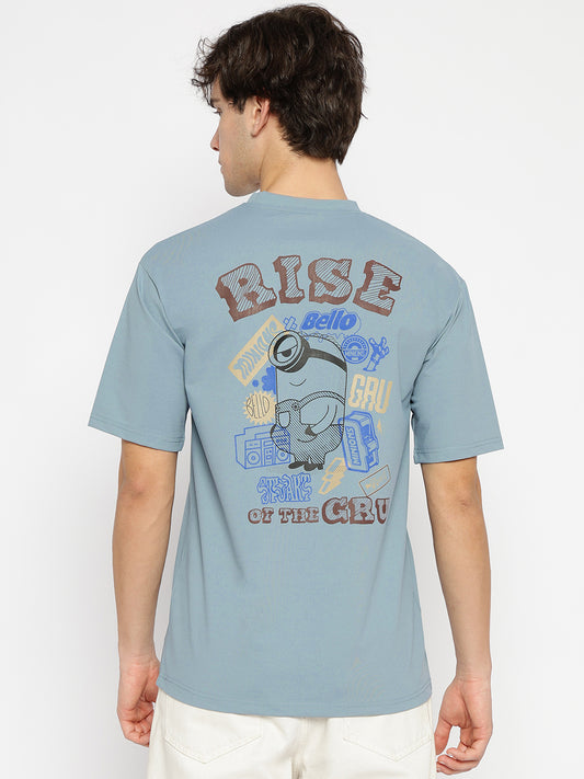 Minion Premium Oversized T-shirt | 240 GSM | Blue