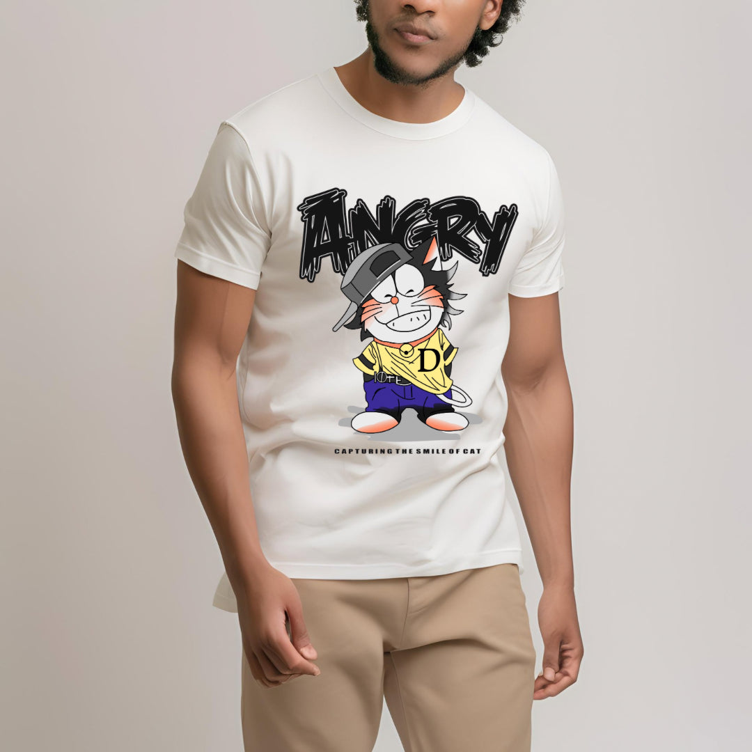 Crew Neck Printed Half Sleeves T-shirt